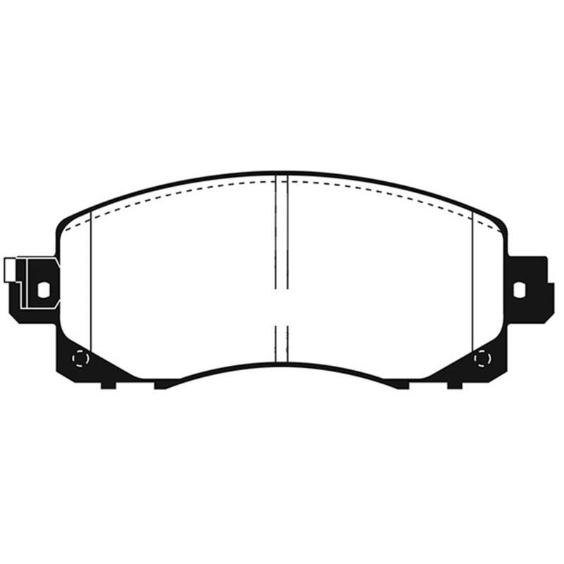 EBC 2018+ Subaru Crosstrek Yellowstuff Front Brake Pads