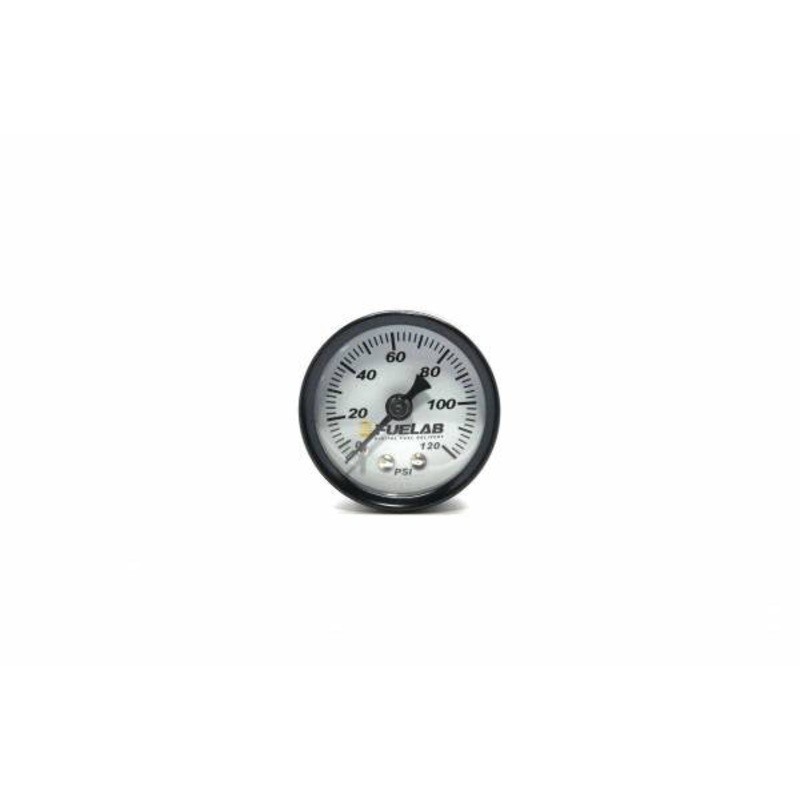 Fuelab 1.5in Fuel Pressure Gauge – EFI – Range 0-120 PSI