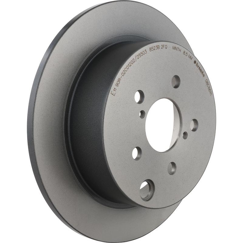 PRIME UV Coated Rear Disc Brake Rotor – 08.C661.11