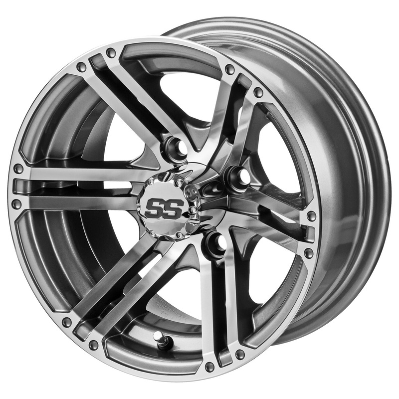 LSI 12″ Yukon Gun Metal Gray & Machined Wheel