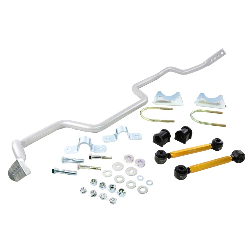 Whiteline 05+ Ford Mustang Coupe 8 cyl (Inc Shelby GT / GT500) Rear 27mm Heavy Duty Adj Swaybar