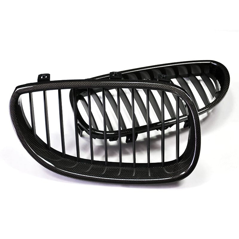 AutoTecknic Carbon Fiber Front Grille Set – E60 Sedan / E61 Wagon | 5 Series including M5