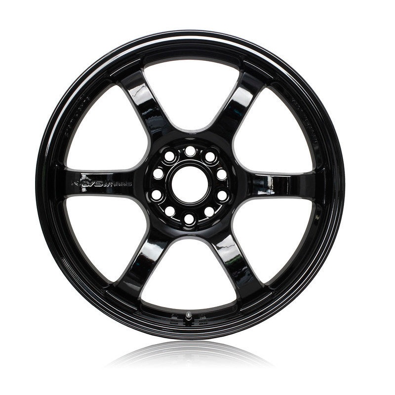 Gram Lights 57DR 18×9.5 +22 5-114.3 Glossy Black Wheel