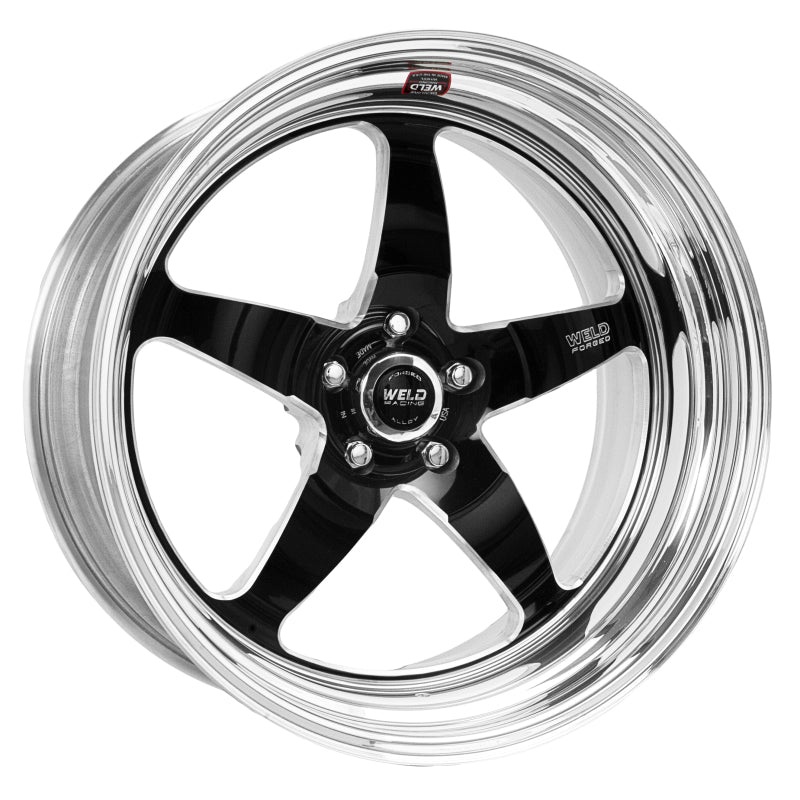 Weld S71 20×11 / 5×4.5 BP / 8in BS Black Wheel (Low Pad) – Non-Beadlock
