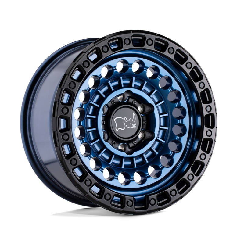 17×8.5 Black Rhino Sentinel Cobalt Blue w/ Black Ring