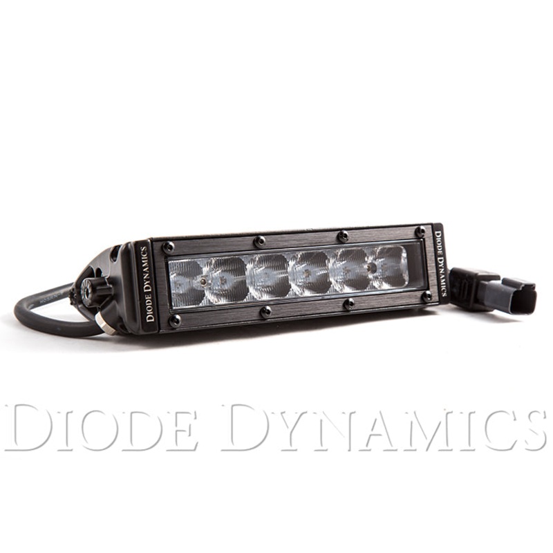 6 Inch LED Light Bar Single Row Straight SS6 White Driving Light Bar Single Diode Dynamics