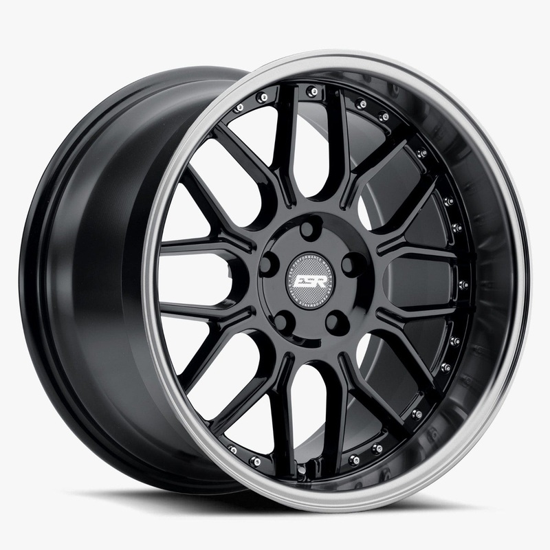 ESR CS18 19″ 5×112 (Custom Drill) Gloss Black w/ Machined Lip