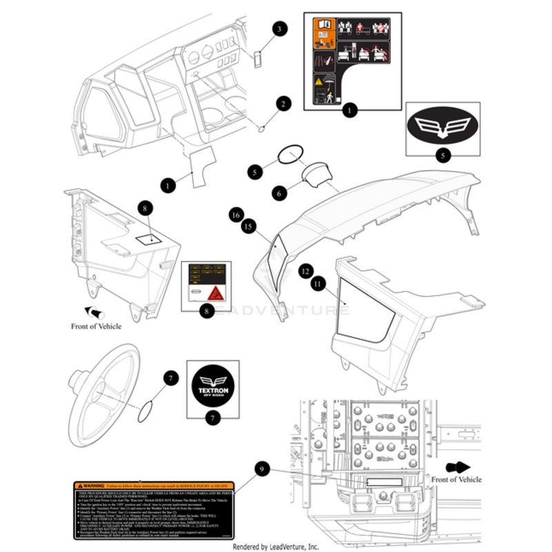Seat Wrap Decal Prowler Ev Tt Kanati Left by Arctic Cat