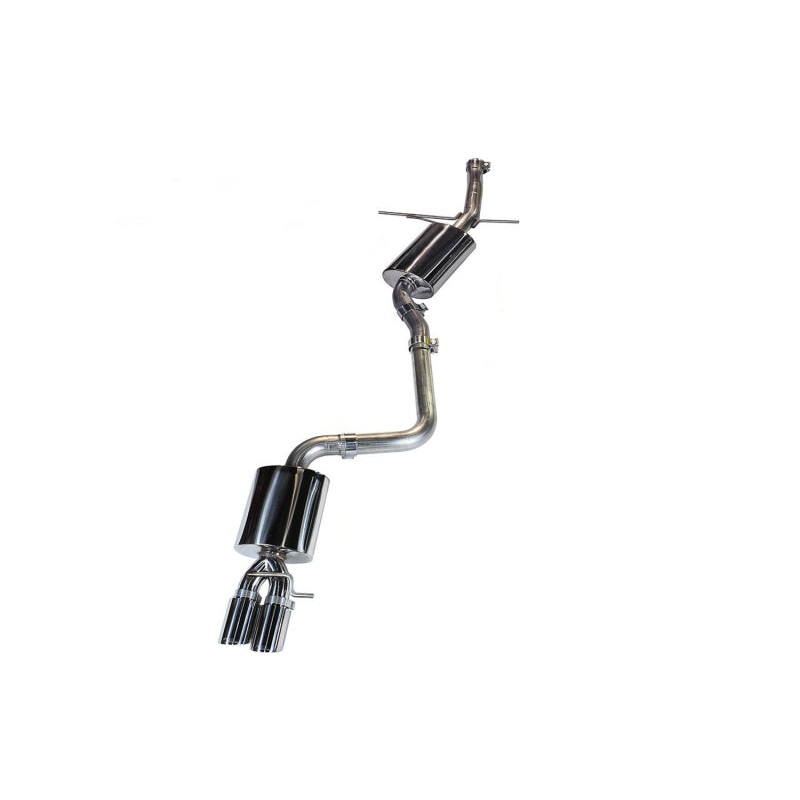 AWE Tuning Audi B8 A5 2.0T Touring Edition Single Outlet Exhaust – Diamond Black Tips