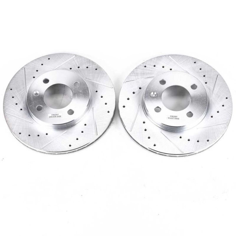 PowerStop Power Stop 95-02 Volkswagen Cabrio Front Evolution Drilled & Slotted Rotors – Pair