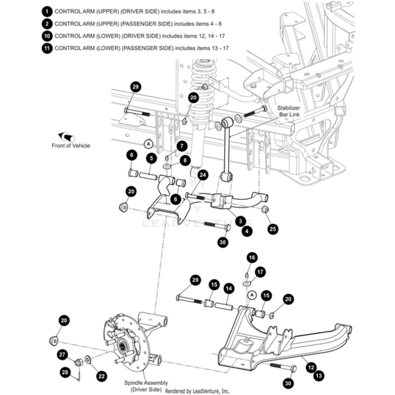 A-Arm – Rear Lower Left (Inc. 12 And 14-17) by Arctic Cat