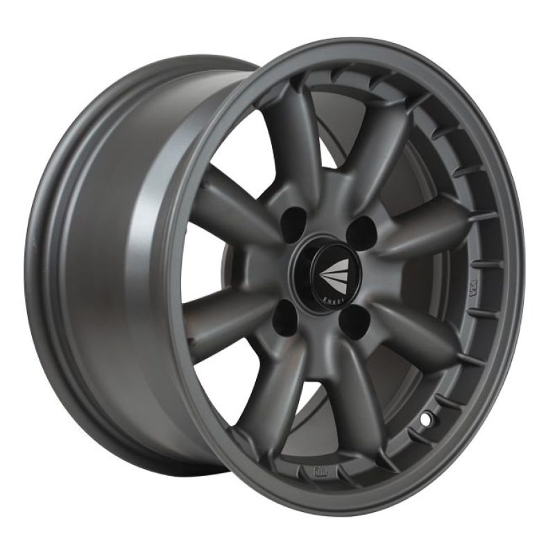 Enkei Compe 15×7 25mm Offset 4×114.3 Bolt Pattern 72.6mm Bore Dia Matte Gunmetal Wheel