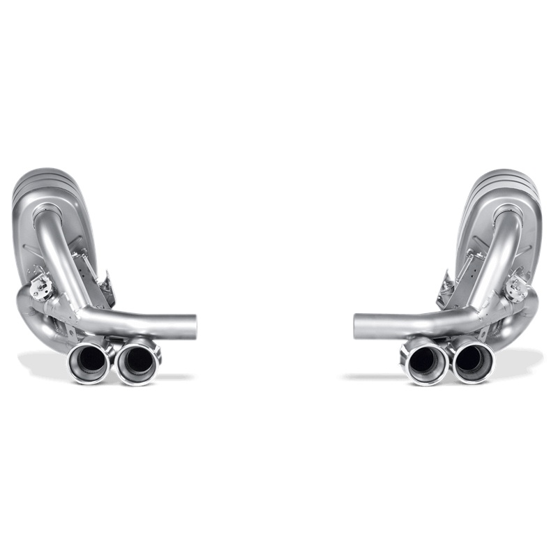 Akrapovic 2008 Porsche 911 Carrera Cabriolet/S/4/4S/GTS (997 DFI) Slip-On Line (Titanium) (Req Tips)
