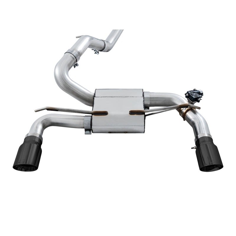 AWE Tuning Ford Focus RS SwitchPath Cat-back Exhaust – Diamond Black Tips