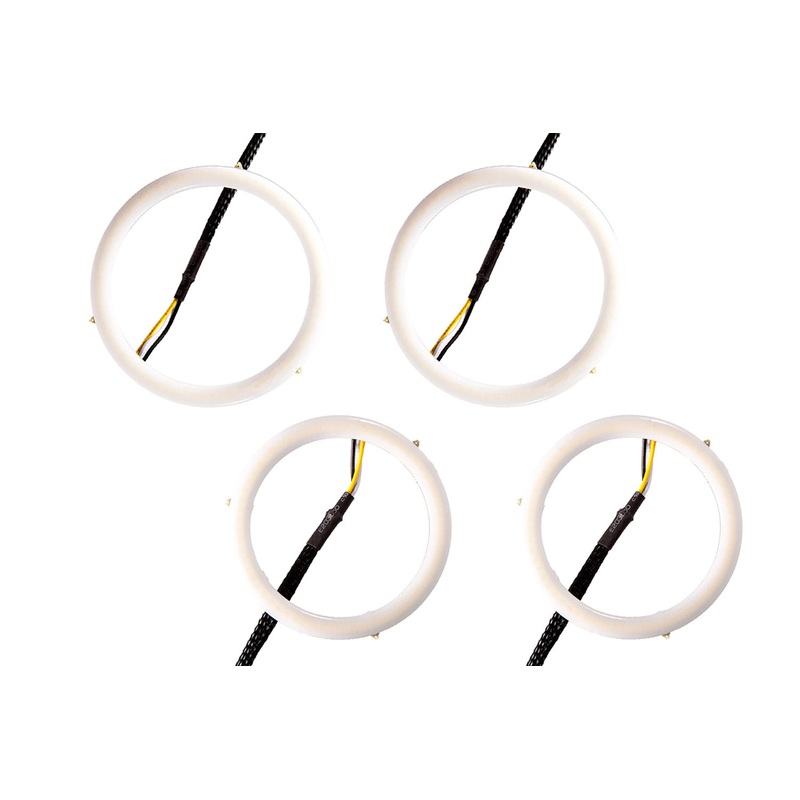 Halo Lights LED 70mm/90mm Blue Four Diode Dynamics