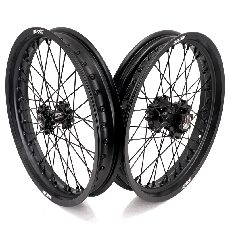 KKE 17/17″ Supermoto Wheels  (NO TIRES)