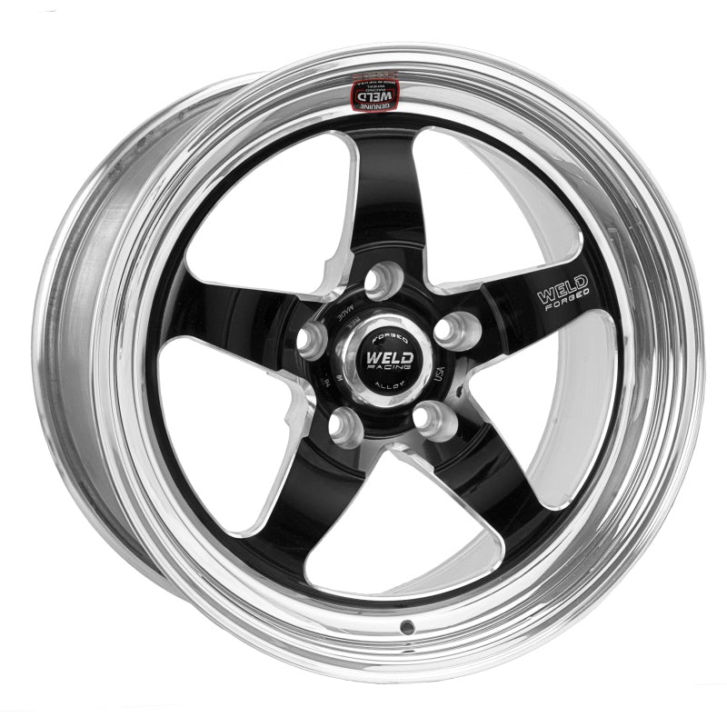 Weld S71 18×10 / 5×4.5 BP / 5.7in. BS Black Wheel (Medium Pad) – Non-Beadlock