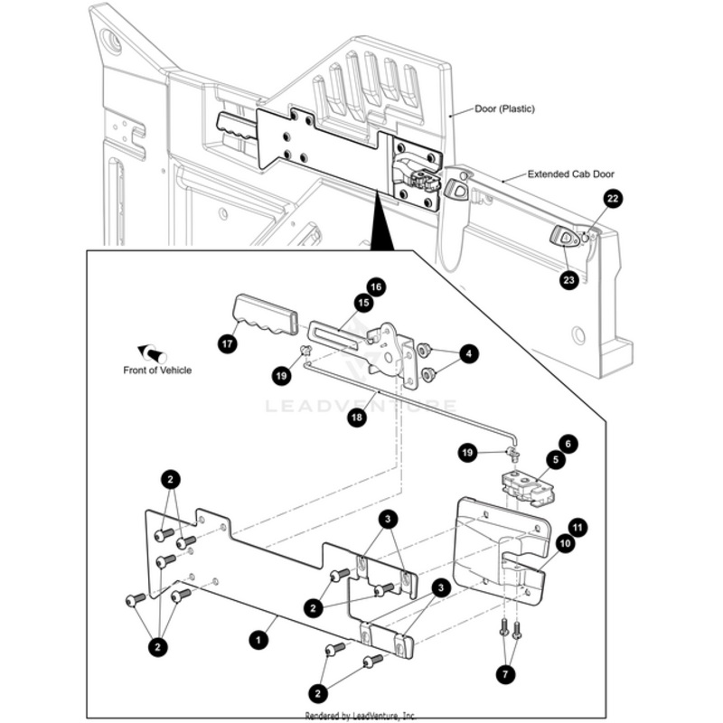 Grip Door Actuator by Arctic Cat