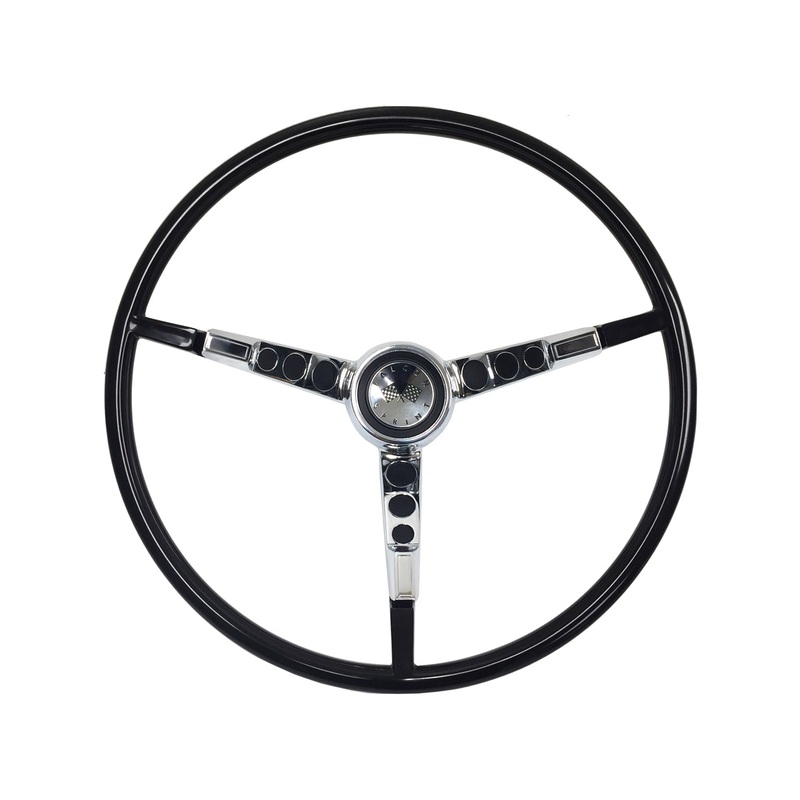 1963 – 1964 Ford Falcon Black Steering Wheel Kit | ST3033BLK-FALCON-KIT