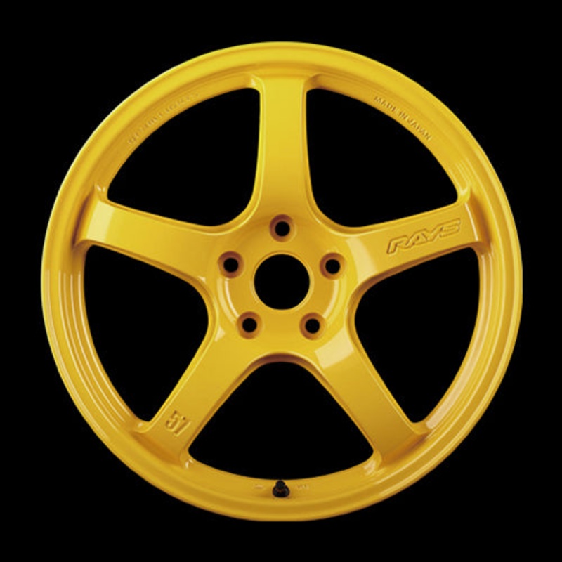 Gram Lights 57CR 2324 Wheel – 18×8.5 +37 | 5×114.3 | Mach Yellow