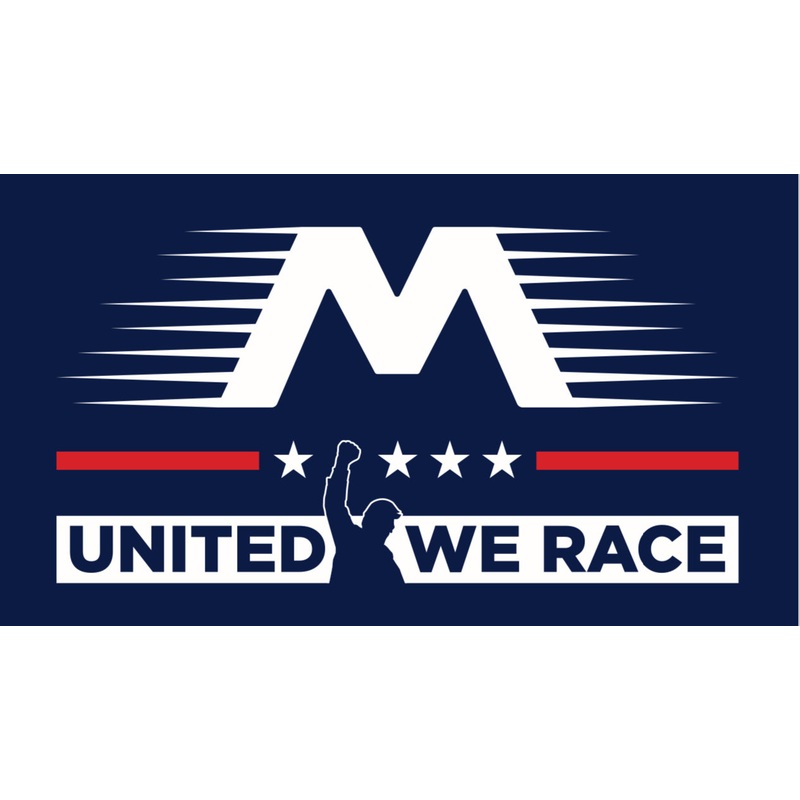 United We Race Freedom Decal 6.5″x4″