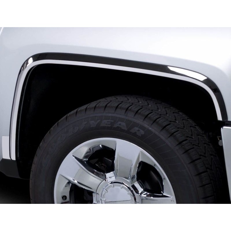 Putco 00-06 Chevrolet Suburban – Full w/o Fender Flares – 1.5in Wide Stainless Steel Fender Trim