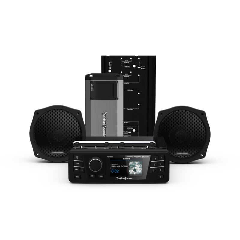 Rockford Fosgate HD9813SG-PMX-STG2 Stage-2 Complete Kit for 1998-2013 Harley-Davidson Street Glide & Electra Glide Gen-3