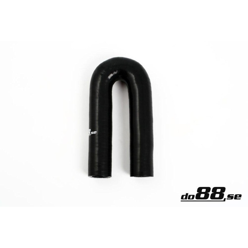 Silicone Hose Black 180 degree 0,875” (22mm)