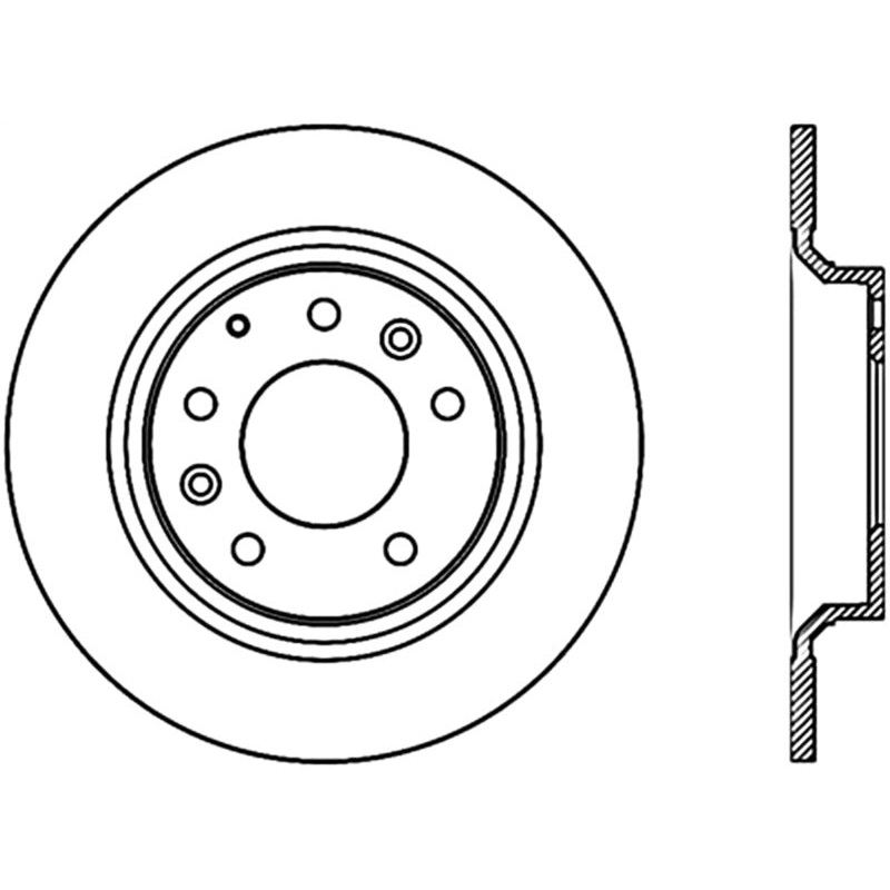 Stoptech 03-13 Mazda 6 CRYO Rear Performance Brake Rotor
