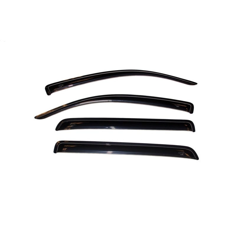 AVS 07-18 Toyota Tundra Crewmax Ventvisor Outside Mount Window Deflectors 4pc – Smoke