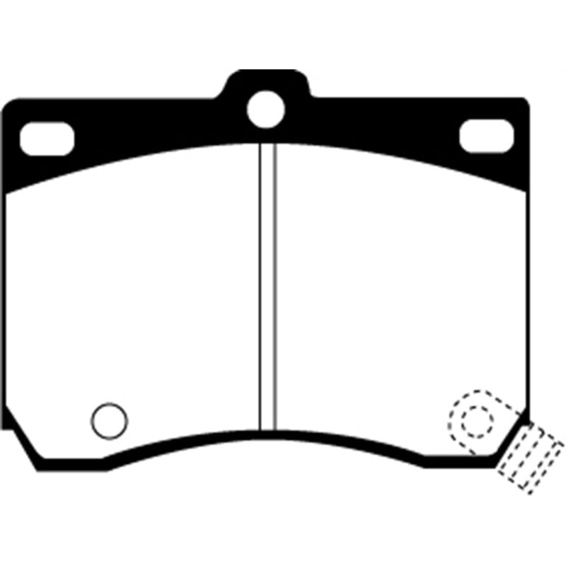 EBC 91-96 Ford Escort 1.8 Yellowstuff Front Brake Pads
