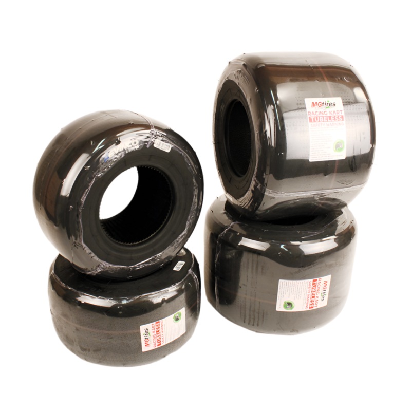 Evinco SKH2 Blue 4.60×5 / 7.10×5 Slick Kart Racing Tire Set