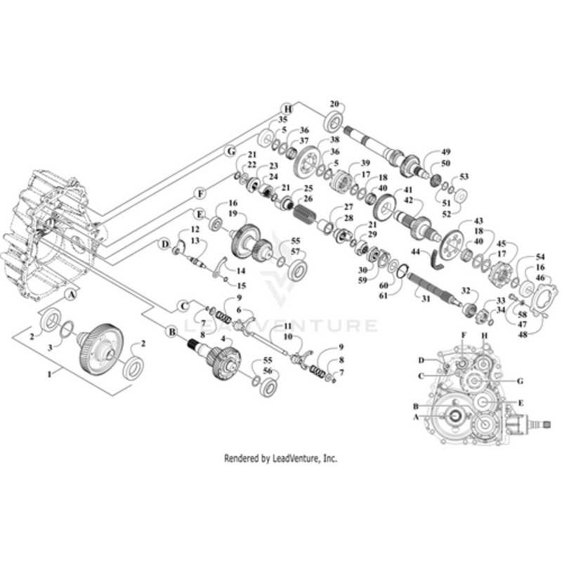Shaft Idler Subassembly by Arctic Cat