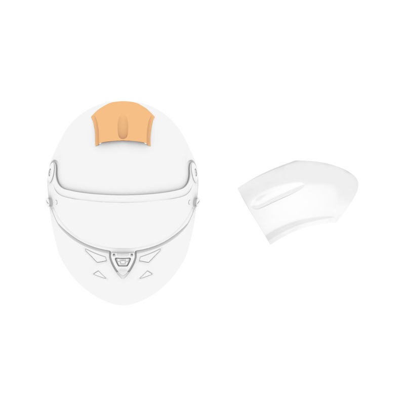Schuberth SP1 Scoops (Flat Scoop Clear or Standard Scoop Clear)