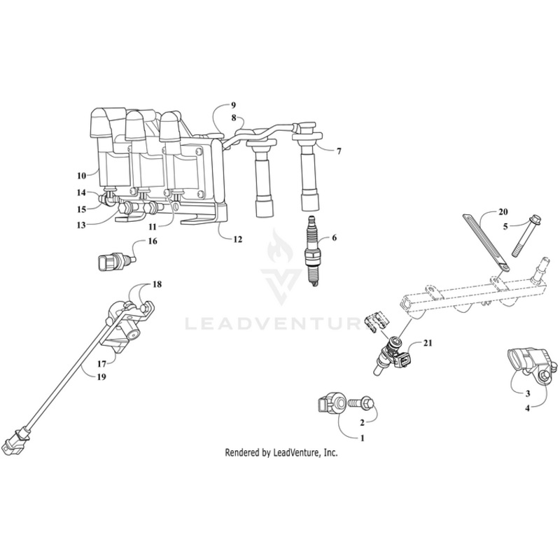 Wire, Spark Plug-Cyl #1 (Long) By Arctic Cat