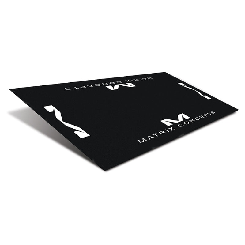 Matrix Concepts R8 Rubber 3MM 4 Foot X 8 Foot Floor Mat – Black/White