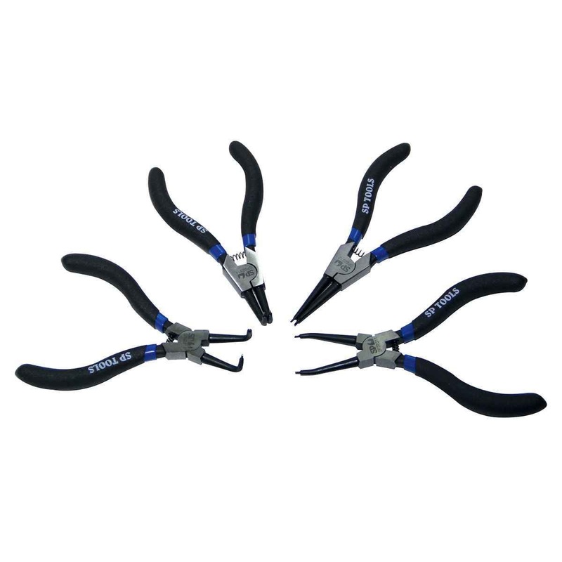 SP Tools USA – 4PC SNAP-RING PLIER SET – 7″