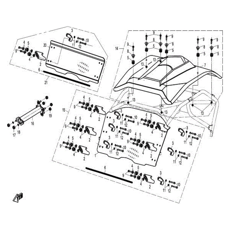 Windshield by CF Moto