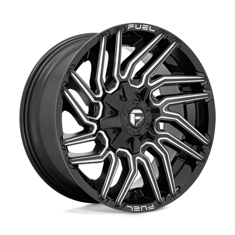 Fuel Wheels D773 Typhoon 20″ 8×165.1 Gloss Black Milled