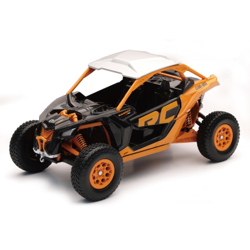 New Ray Toys Can-AM Maverick X3 X RC Turbo R72 (Black/Desert Tan)/ Scale – 1:18