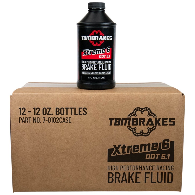 1 Case (12 bottles) TBM DOT 5.1 Extreme 6 Brake Fluid