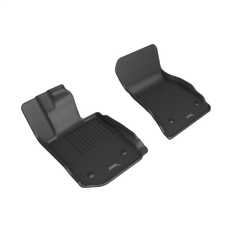 3D MAXpider 22-23 BMW 2 Series Coupe A/T Only KAGU 1st Row Floor Mats – Black