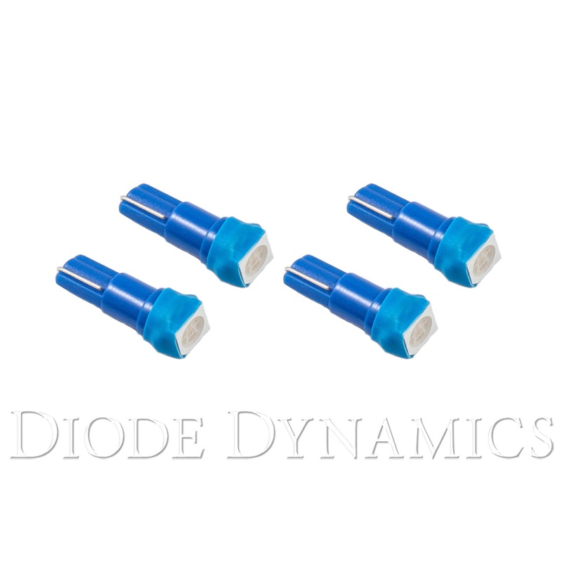 74 SMD1 LED Blue Set of 4 Diode Dynamics