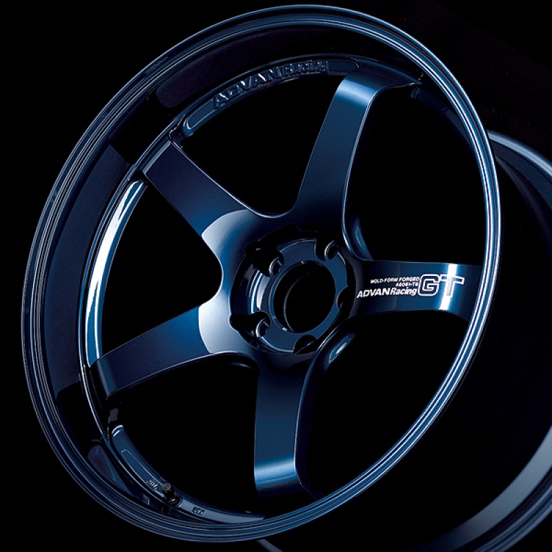 Advan GT 19×10.5 +15 5-114.3 Racing Titanium Blue Wheel