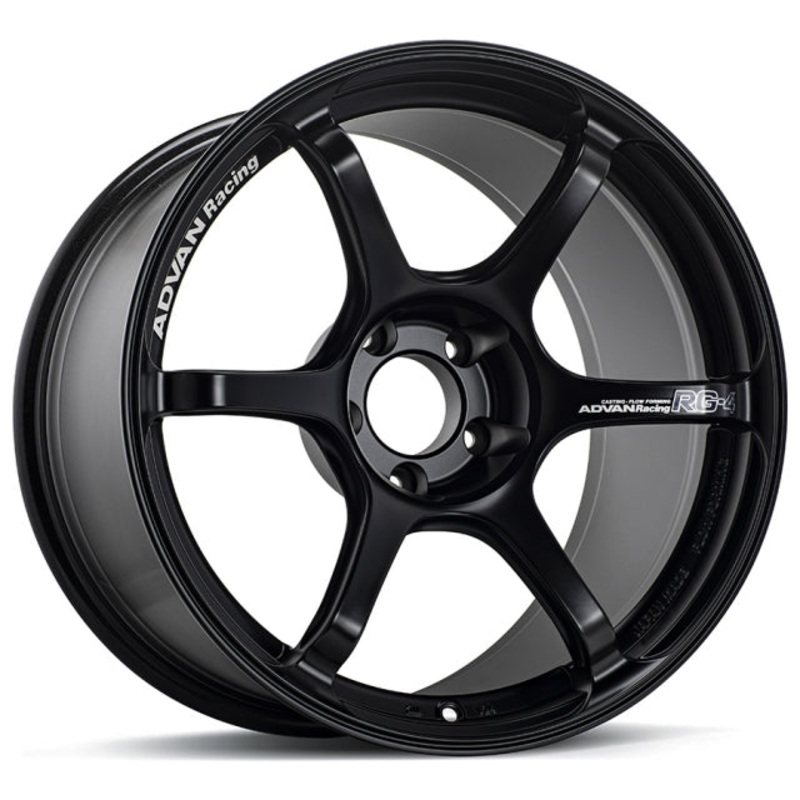 Advan RG-4 Wheel – 17×8.0 +35 | 4×100 | Semi Gloss Black