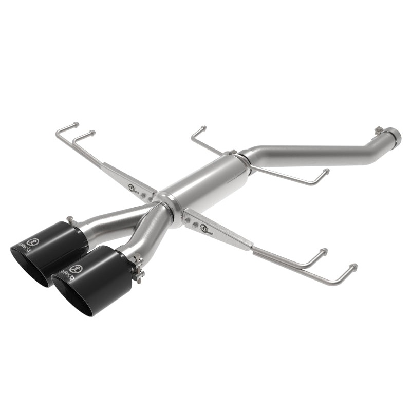 aFe Takeda 2.5in 304SS Axle-Back Exhaust System 17-19 Honda Civic Type R L4-2.0L (t) – Black Tip