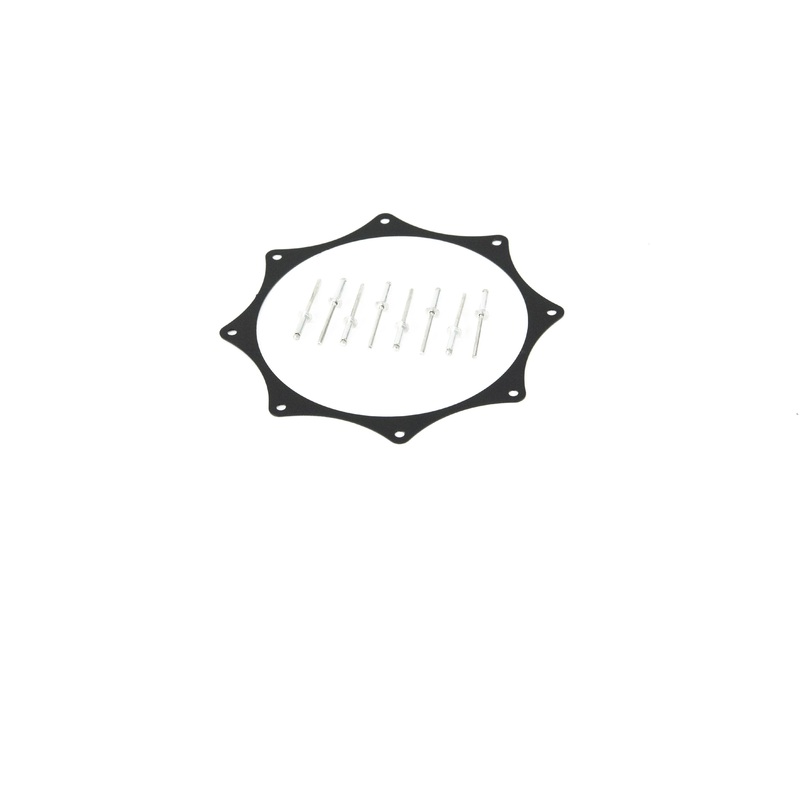 Black Anodized Exhaust Trim Ring (Single, 3″-5″)