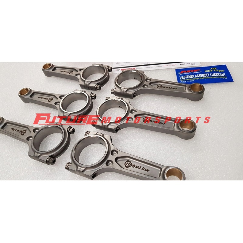 Boostline BMW N54B30 Connecting Rod Set, 145.00mm Length ARP2000 BOLTS