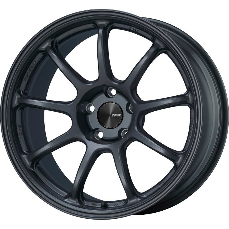 Enkei PF09 17×8 5×114.3 35mm Offset 75mm Bore Matte Gunmetal Wheel
