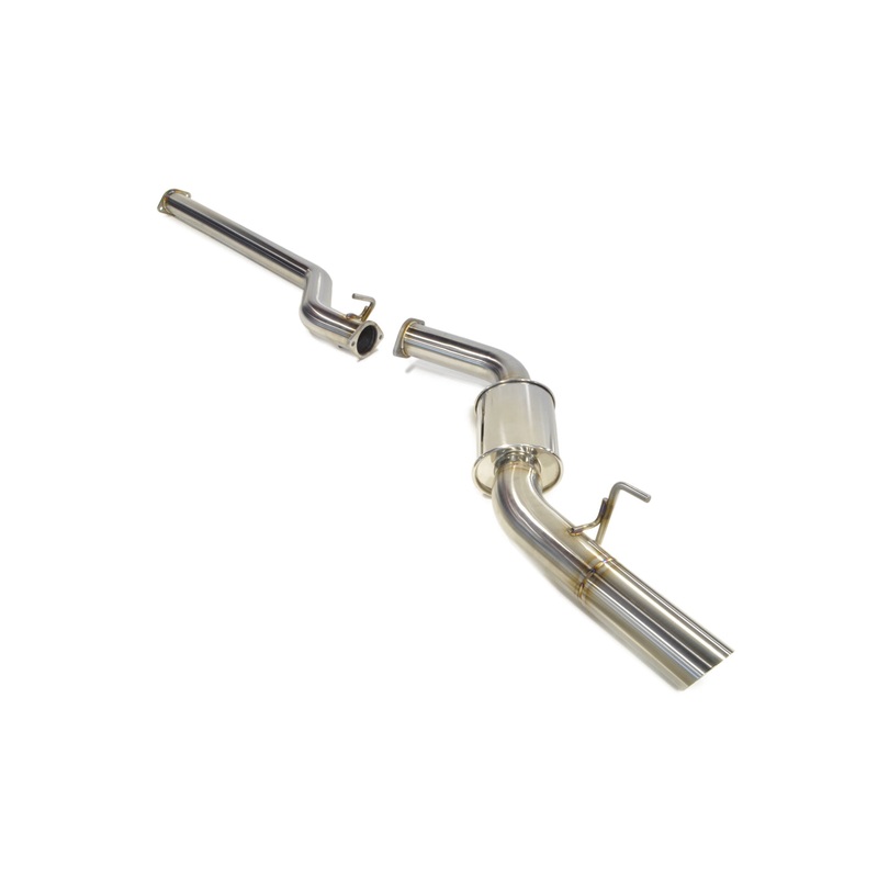 STM 22-25 WRX Stainless Single Exit Cat-Back Exhaust | STM-VBWRX-EXSE-SS